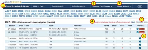 ust quota|class schedule and quota hkust.